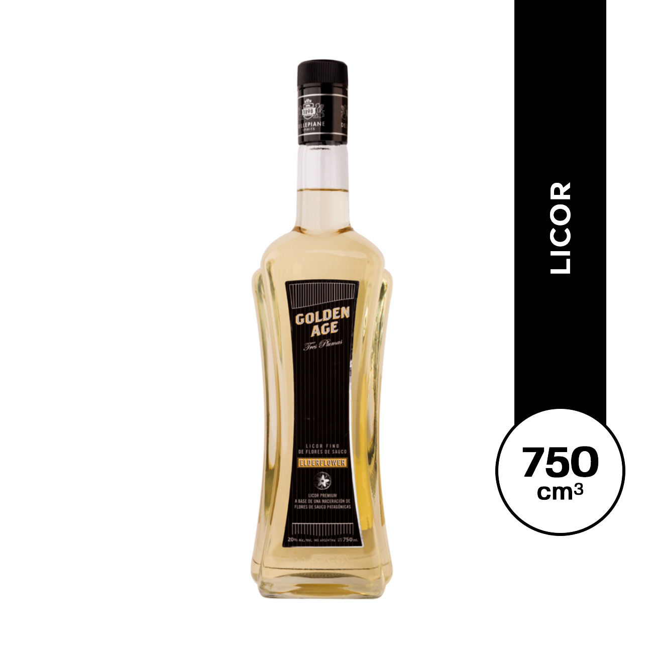 Licor Golden Age Elderflower 750 ml.