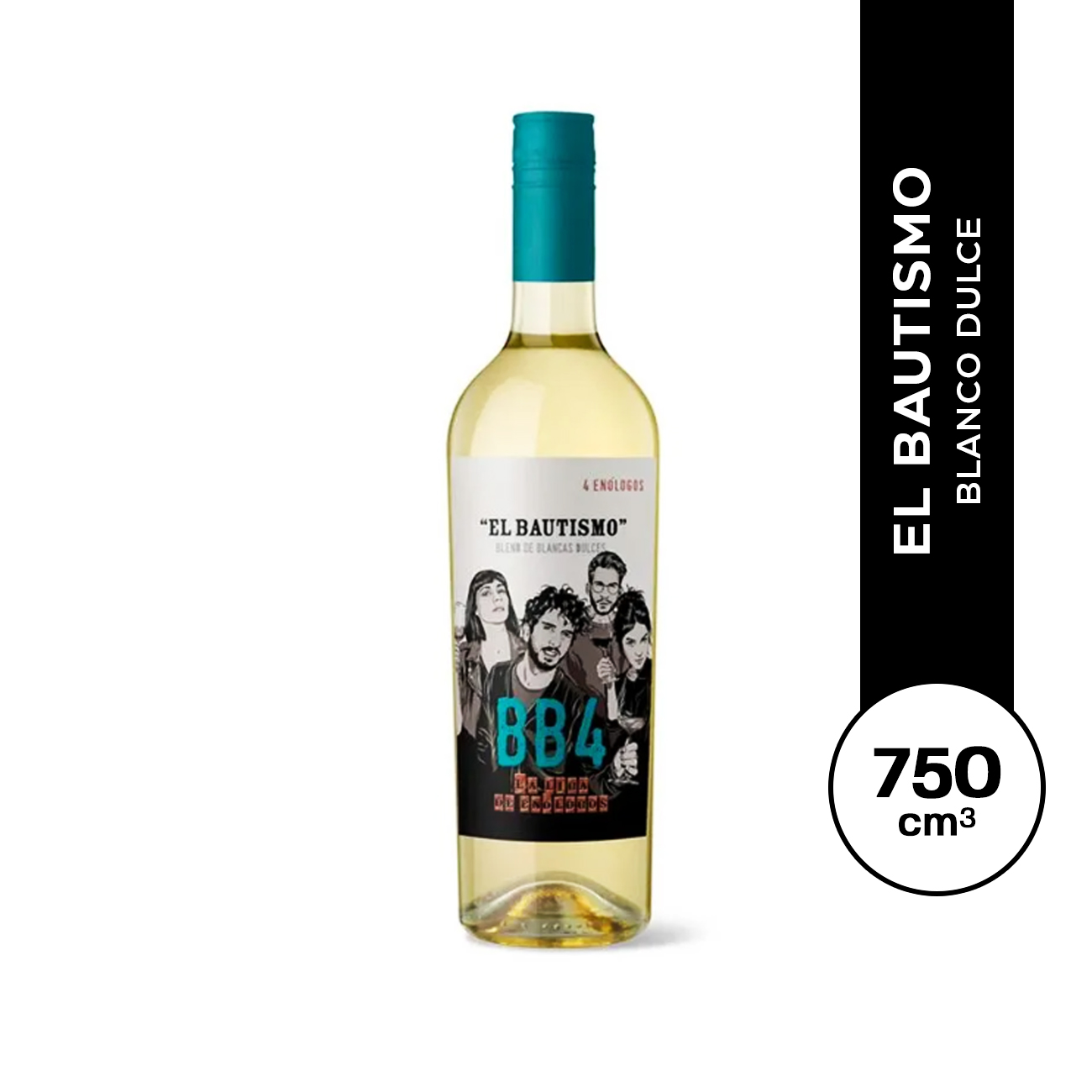 El Bautismo Blanco Dulce 750 ml.