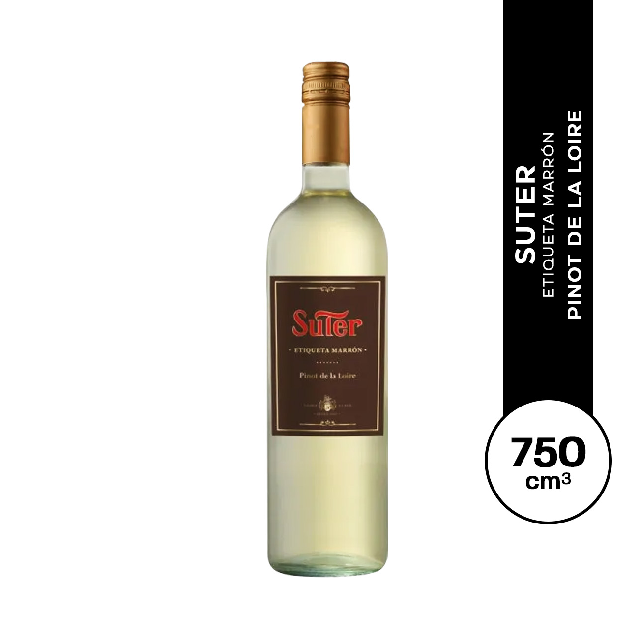 Suter Etiqueta marrón Pinot de la Loire 750 ml.