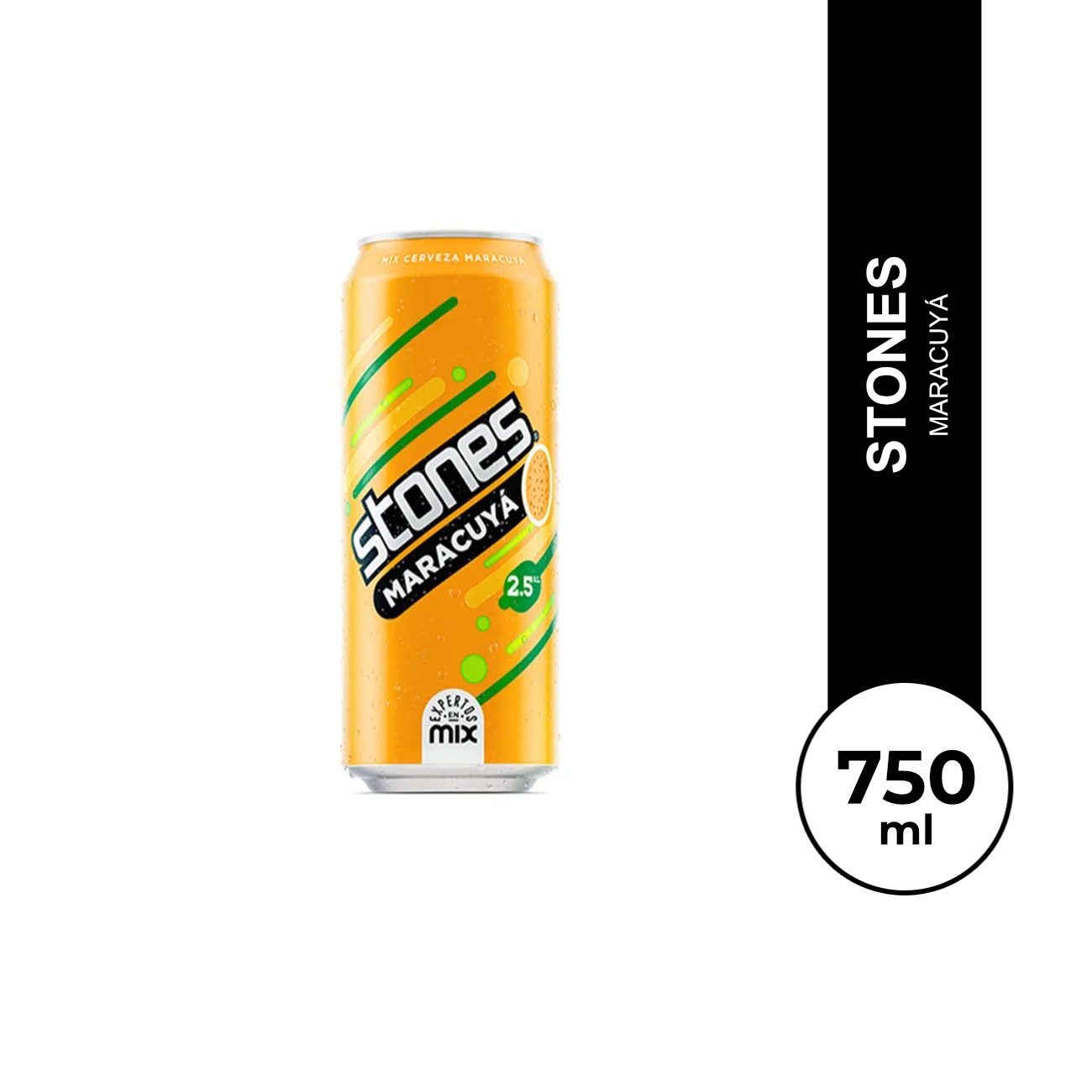 Stones Cerveza Mix Maracuyá 473ml.