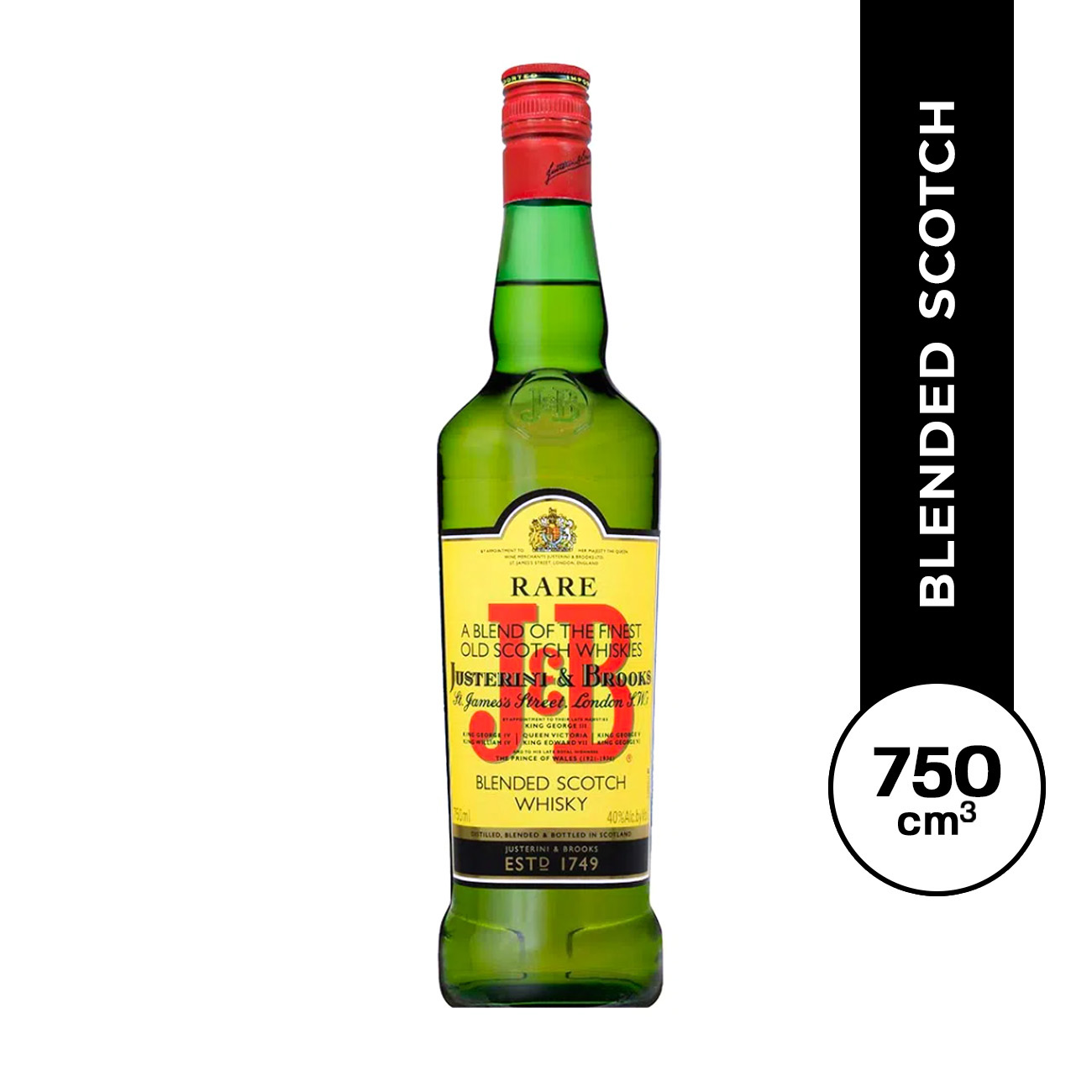 J&B Rare 750 ml.