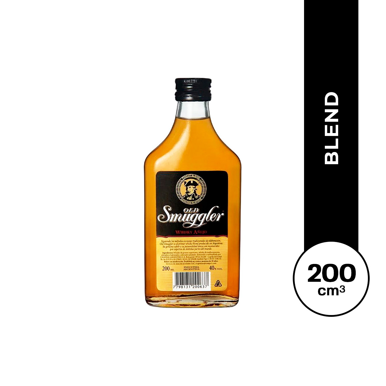 Old Smuggler Petaca 200 ml