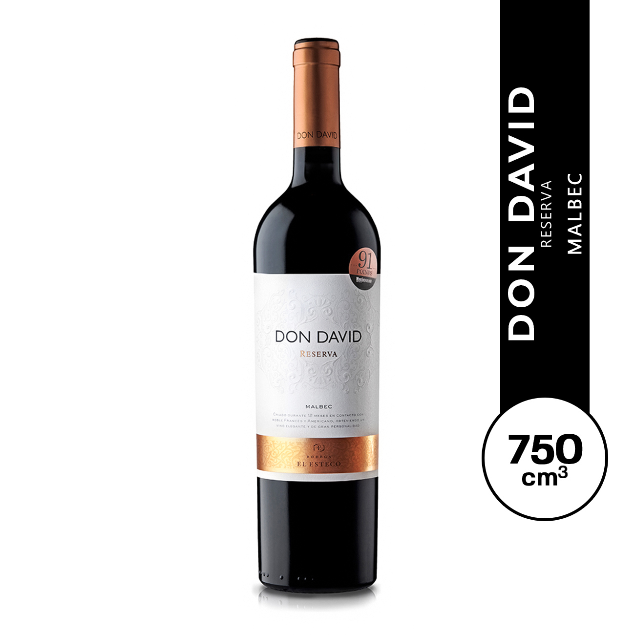 Don David Reserva Malbec 750 ml.