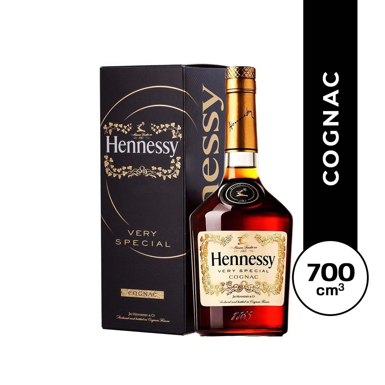Coñac Hennessy VS 700 ml.