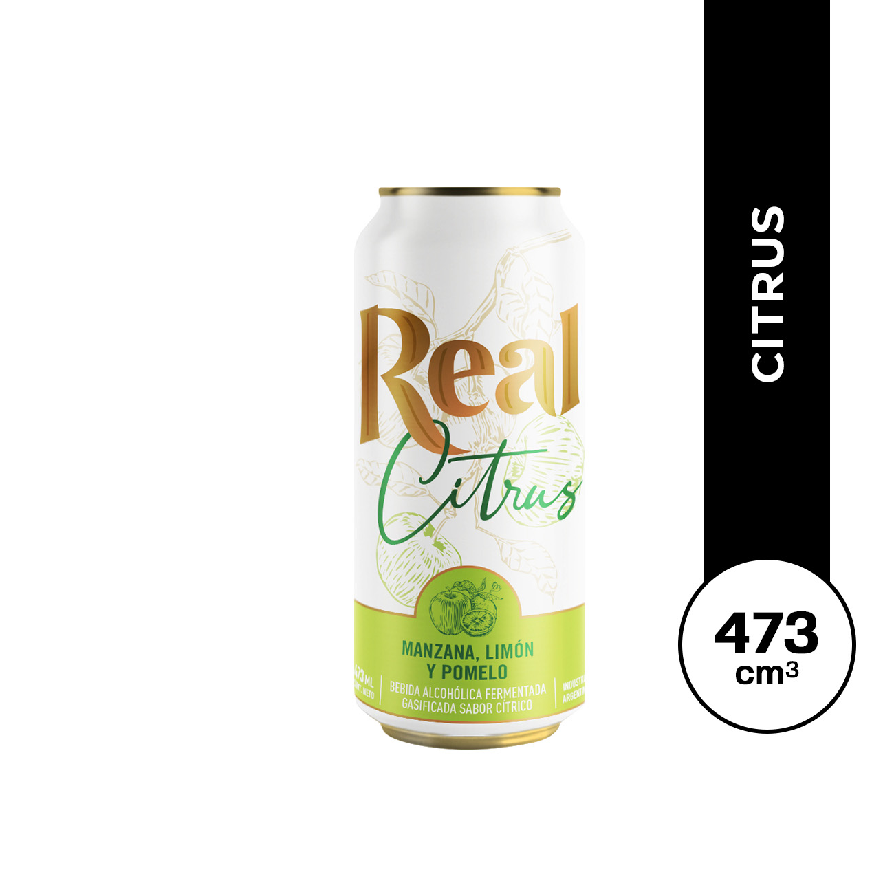 Sidra Real Citrus lata 473 ml.