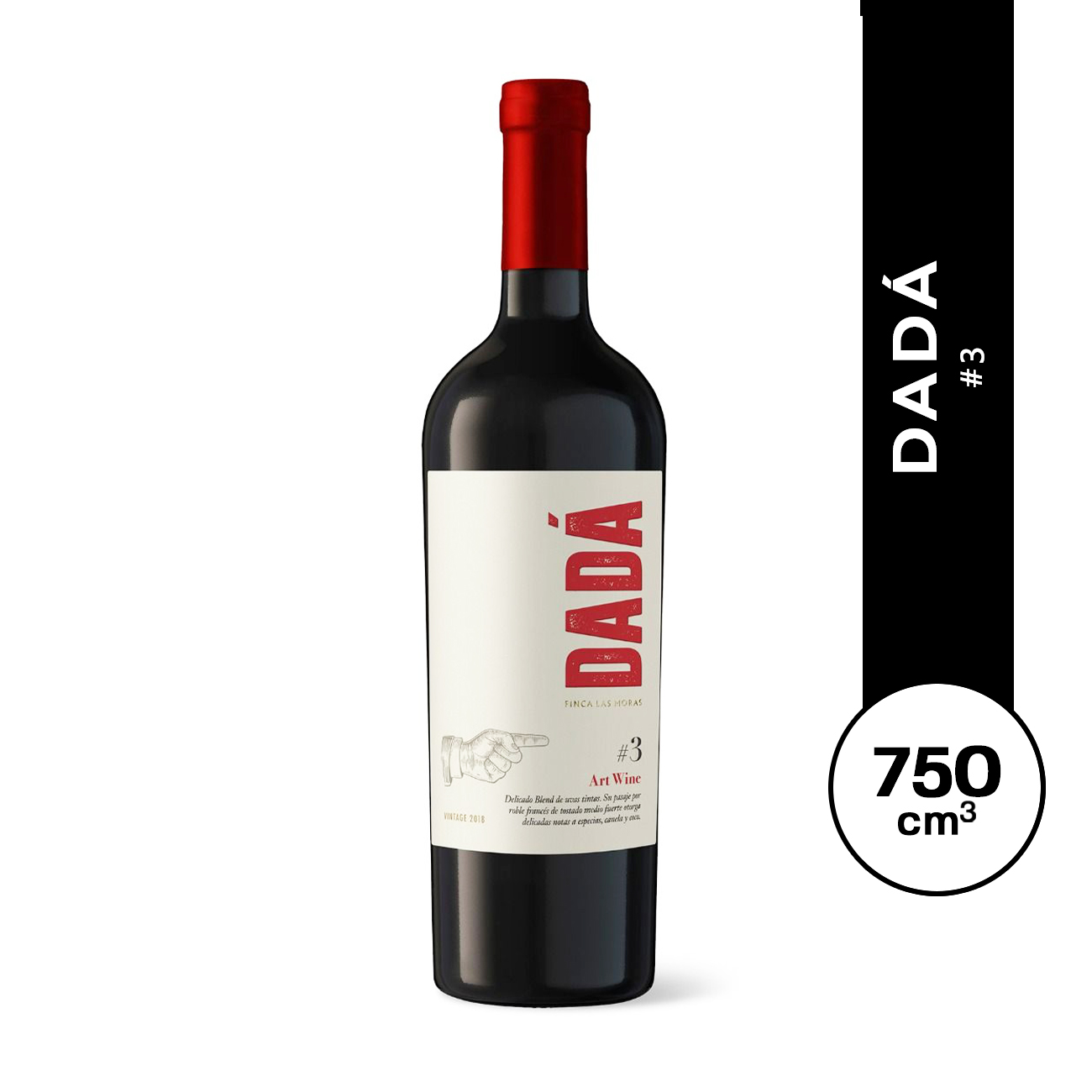 Dadá #3  Syrah - Cabernet 750 ml.