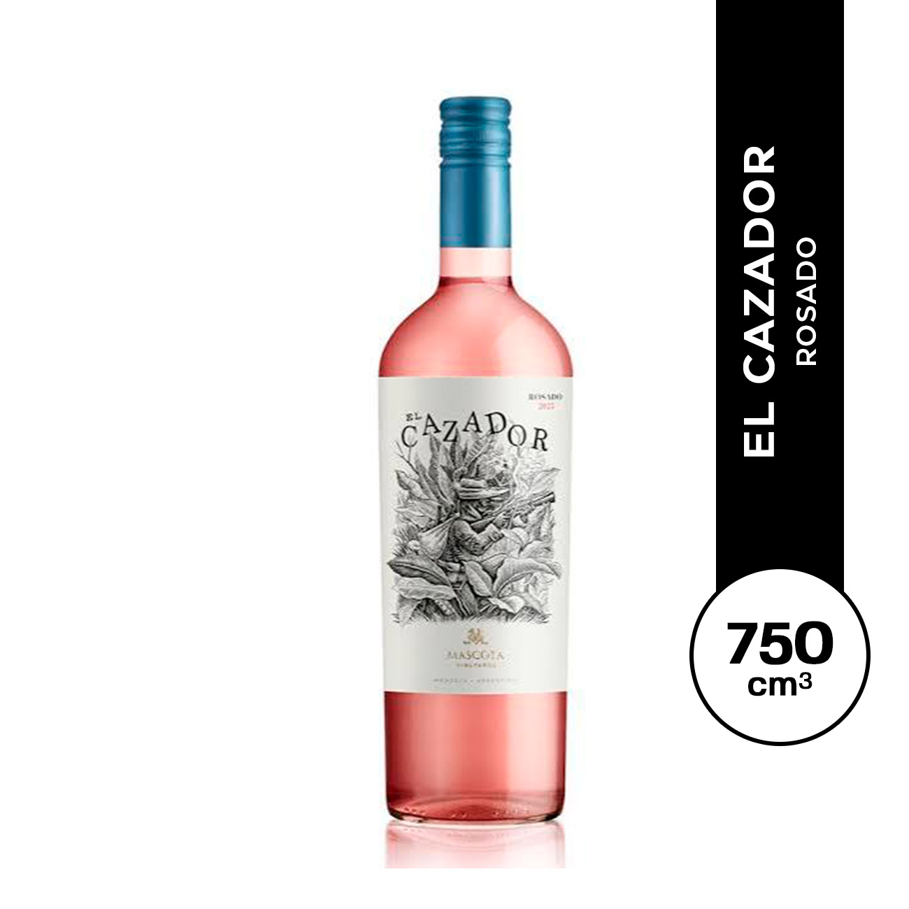 El Cazador Rosado 750 ml.