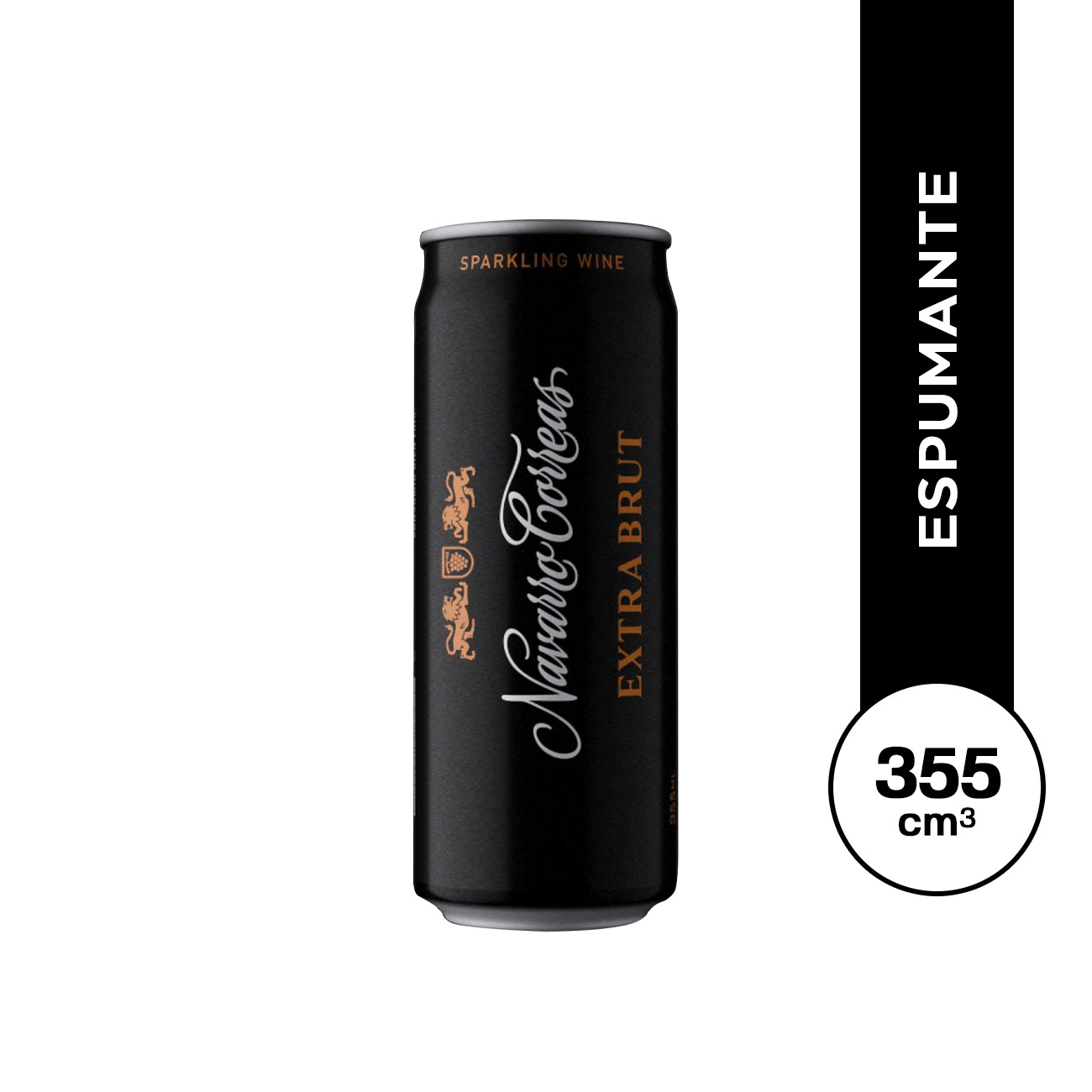 Navarro Correas Espumante Extra Brut en lata 355 ml.